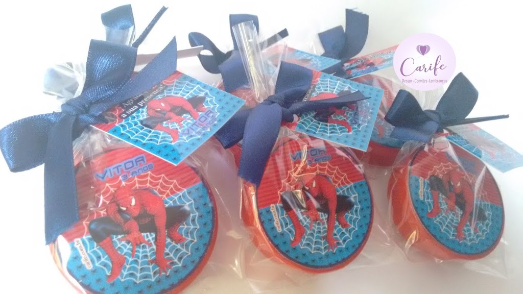 Lembrancinhas 3 anos do vitor -Homem aranha
