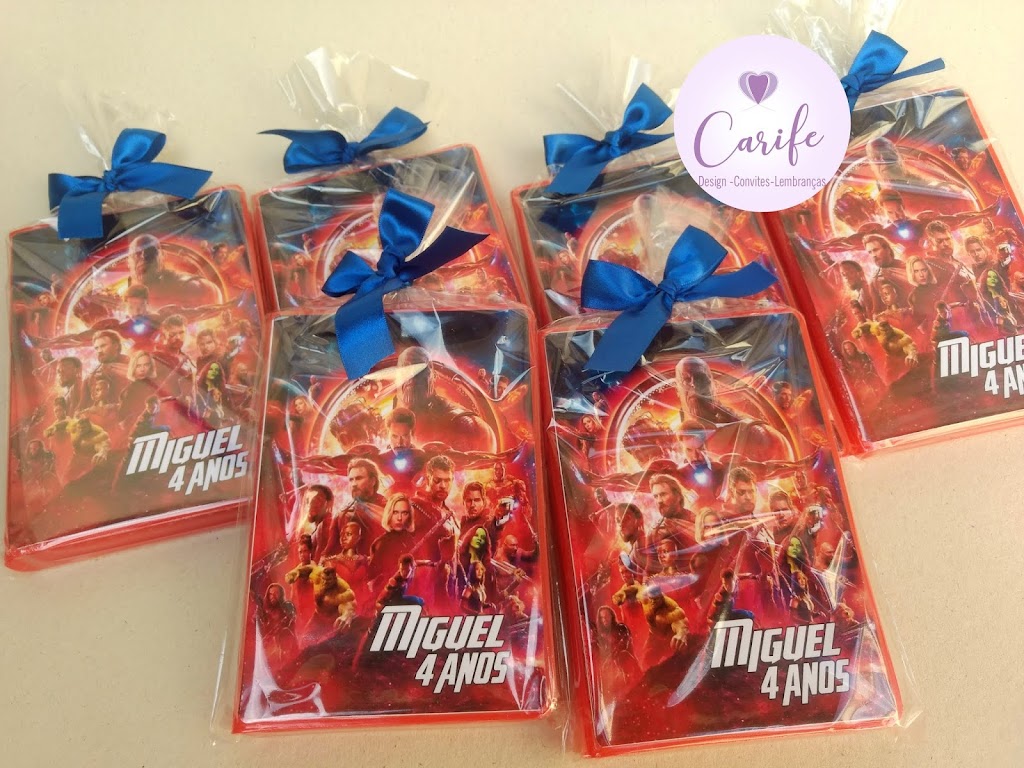 Lembrancinhas Personalizadas Vingadores – Estojo personalizado