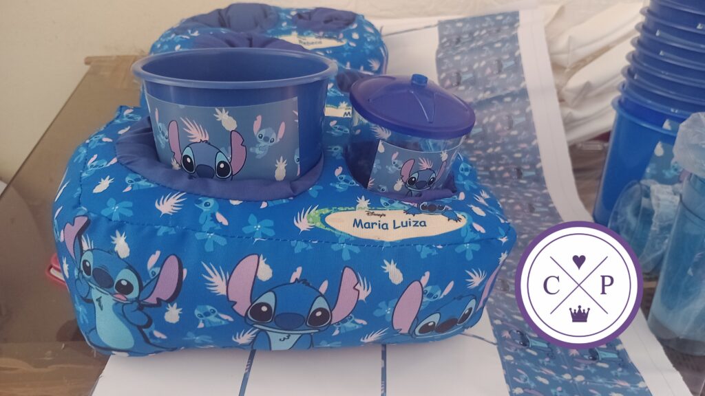 Kit  almofada cinema tema: Lilo & Stitch